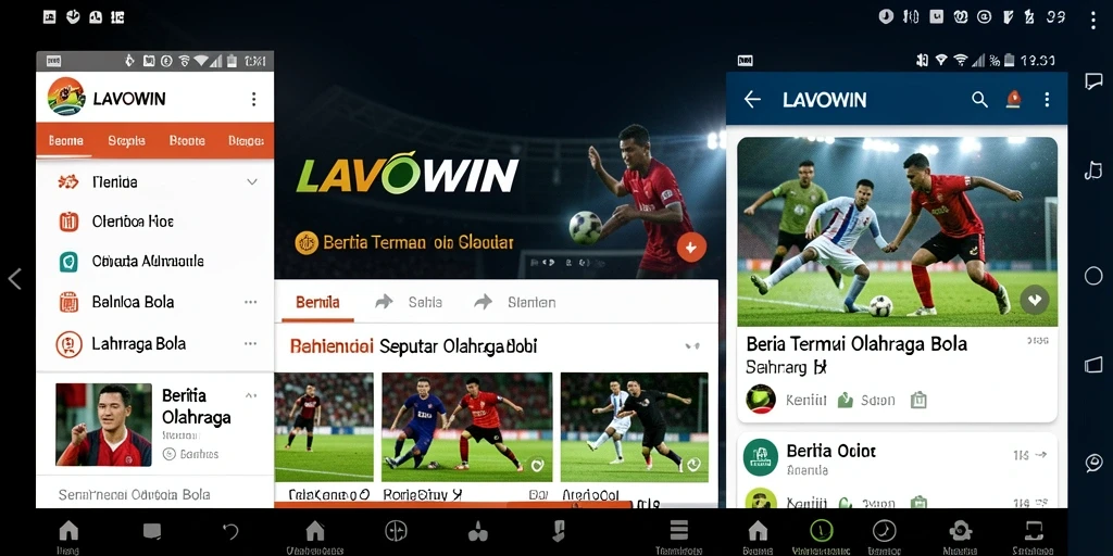 Antarmuka aplikasi LAVOWIN yang informatif dan menarik.